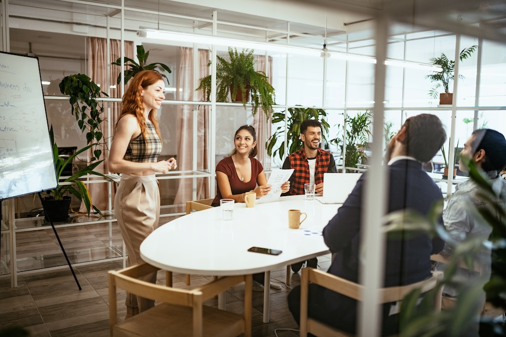 people in conference room